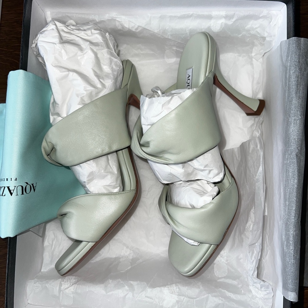 NWT Aquazzura Twist Heel 95